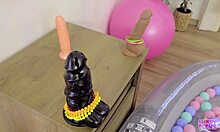 zlata shine caught with dildos for blowjob!