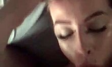 Wife Receives Face Fuck with Huge Cock and Messy Facial