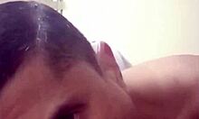 Indian gay guy sucks cock so good