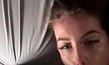 Wife Receives Face Fuck with Huge Cock and Messy Facial