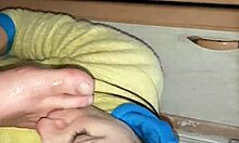 Homemade lesbian foot fetish licking. Girls reach orgasm and cum.