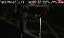 i watch nasty girl fuck her shaved pussy in shopping trolley. Outdoor public pov homemade