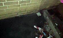 i watch nasty girl fuck her shaved pussy in shopping trolley. Outdoor public pov homemade