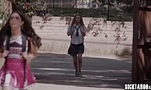 Huge Boobs Lesbian Gabbie Carter Licking Petite Teen Jane Wilde's Pussy!