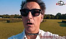 Picked up blonde teen on street