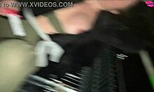 i watch nasty girl fuck her shaved pussy in shopping trolley. Outdoor public pov homemade