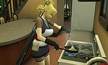 Gaara bangs Temari hard in kitchen group hentai