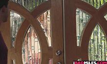 Hot Jill Guides Stepson's Cock into Teen 18+ Pussy