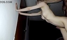 horny petite 18+ asks me to fuck her hard and she cant stand up from orgasm