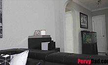 Step Daughter Rides Cock on All Fours