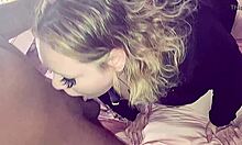 Beautiful white BBW dives into interracial threesome with Latina LadyBrazy