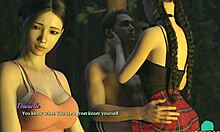 she boldly exposes her big tits in close-up, horny and slutty teen wants attention