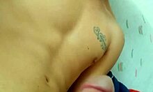 Mexican amateur masturbates suggestively in private.