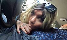 alexia ferraz giving blowjob in car with friends 😏