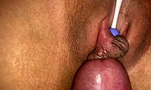 Young sexy Latina vampire drained all the cum with her rich pussy.