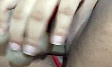 does she enjoy inserting her dildo into her ass?