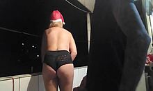 Blonde brazilian amateur surprises with blowjob in laundry room