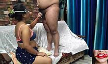 Wow, Indian student rides bf's big cock!