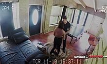 Teen deepthroats creepy Bruno's cock