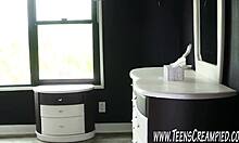 Petite latina amateur says, 'I love getting railed hard'