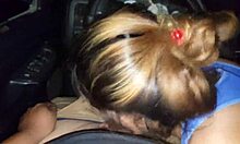 Young Amateur Sucking in a Truck