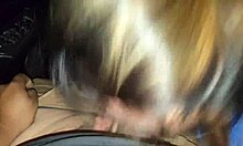 Young Amateur Sucking in a Truck