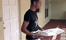 renee roulette swallows tylers huge cock deep in her throat, it's massive