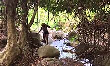 Nina Rivera Sucks Don's Monster Cock by the Riverside in Casual Encounter