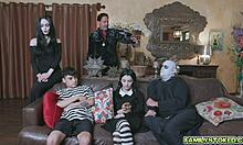 Hey, wanna see the Addams family banging wild at the haunted mansion?