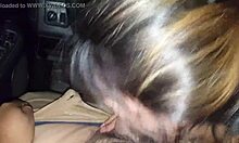 Young Amateur Sucking in a Truck