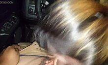 Young Amateur Sucking in a Truck