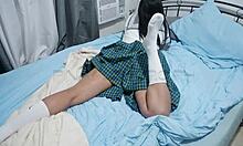 Uncle Fucks Student Hard While Calling Boyfriend