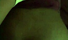 Big cock slides easily into wet pussy! Horny babe moans loudly!