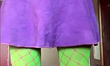 Bisexual crossdresser begs for pee in mouth in public humiliation