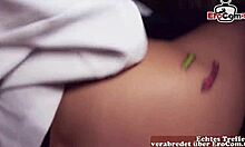 street sex at night with skinny hooker and german pro pickup agent