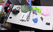 Blonde Shoplifter Fucks Guard For No Charges