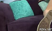 lustful hottie showers before getting pounded hard in pov