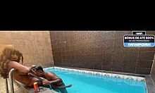 Teen 18+ Milf Gets Oral Massage And Fucked On Stairs By Lover!