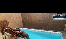 Teen 18+ Milf Gets Oral Massage And Fucked On Stairs By Lover!