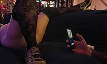 redhead milf wife homemade dance in purple teddy