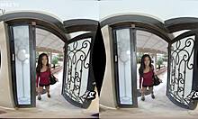 Nia Nacci wanks big black cock in POV