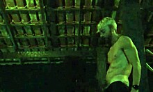 Black teen goes on her knees in submission for blowjob and titfuck