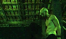 Black teen goes on her knees in submission for blowjob and titfuck