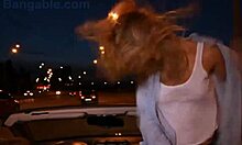 Watch this teen strip her lingerie