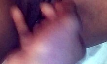 fingering her tight pussy in the early morning light