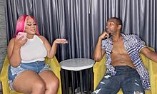 Kimber Lee Milks Dick With Gloves!