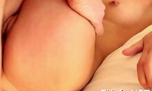 Hollie sucks the stud's wang and balls like a tough blonde minx