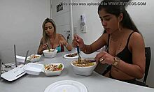 Izabela Pimenta, tattooed Latina teen, pauses between videos for endless ass fucking