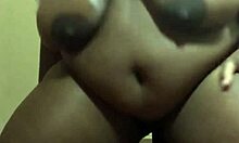 Shaylanasty rides big black monster cock dildo with her shaved ebony bbw pussy and fat ass