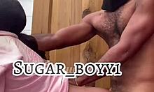 everyone was home so we snuck rooftop sex with big black cock